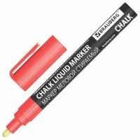 ������ ������� CHALK LIQUID MARKER, �������, 3 ��, ���������, BRAUBERG "CHALK", 152589 - ������� ������