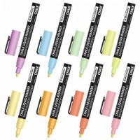 ������� ������� CHALK LIQUID MARKER, ������� ����� 8 ��, 3 ��, ���������, BRAUBERG "CHALK", 152598 - ������� ������
