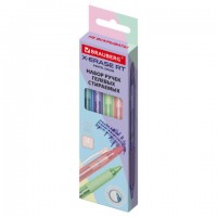 ����� ������� ��������� �������������� BRAUBERG "X-ERASE RT PASTEL COLOR", �����, ����� 4 ��., ������� ���� 0,7 ��, ����� 0,5 ��, 144426 - ������� ������