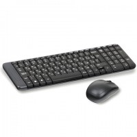 ����� ������������ LOGITECH Wireless Desktop MK220, ����������, ���� 2 ������ + 1 ������-������, ������, 920-003169 - ������� ������