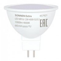 ����� ������������ SONNEN EXTRA, 12 (110) ��, GU5.3, ����������� �����, 30000 �, LED MR16-GU5.3-12W-4000, 457921 - ������� ������