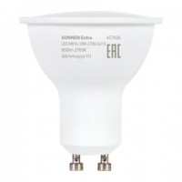 ����� ������������ SONNEN EXTRA, 10 (90) ��, GU10, ������ �����, 30000 �, LED MR16-GU10-10W-2700, 457926 - ������� ������