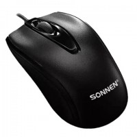 ���� ��������� ��������� USB, 1200 dpi, 2 ������ + ������-������, SONNEN K520, ������, 513944 - ������� ������