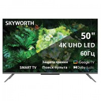 ��������� SKYWORTH 50G66G, 50" (127 ��), 3840x2160, 4K, 16:9, Google TV, Wi-Fi, �����, 50Q66H - ������� ������