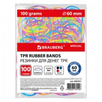 ������� ���������� TPR �������������, ������� 60 ��, 100 �, ����� �����, BRAUBERG SPECIAL, 440191 - ������� ������