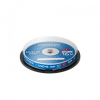 ���� DVD+R CROMEX, 4,7 Gb, 16x, Cake Box (�������� �� �����), �������� 10 ��., 514307 - ������� ������