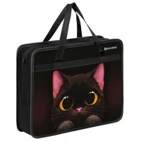 ����� �� ������ � ������� BRAUBERG �4, 1 ���������, �������, 80 ��, "Big black cat", 274495 - ������� ������