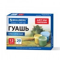����� ��� ���� � �������������� ������ BRAUBERG "ART ������", 12 ������ �� 20 ��, 192818 - ������� ������