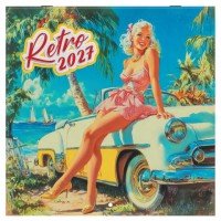 ��������� ��������� ���������� 2027�, BRAUBERG, 12 ������, 28,5�28,5 ��, "Pin up", 118421 - ������� ������