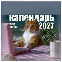��������� ��������� ���������� 2027 �., BRAUBERG, 12 ������, 21,4�21,4 ��, ����, "Vibe meme", 118438 - ������� ������