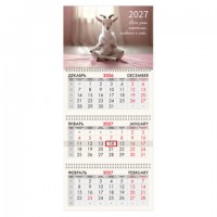 ��������� ����������� �� 2027 �., 3 �����, 3 ������, �������, ���������� ������, BRAUBERG FUN, "Goat yoga", 118440 - ������� ������