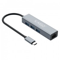 USB-��� KG-096A, Type-C 3.2, ����������������, 4�1, 3�USB-A 3.2, 1xRJ45, 120 ��, �����, KAIGO SMART, 355061 - ������� ������