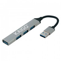 USB-��� KG-088, USB-A 3.2, ����������������, 4�1, 1�USB-A 3.2, 3xUSB-A 2.0, 60 ��, �����, KAIGO, 355062 - ������� ������