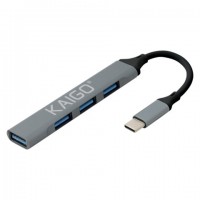 USB-��� KG-088A, Type-C 3.2, ����������������, 4�1, 1�USB-A 3.2, 3xUSB-A 2.0, 60 ��, �����, KAIGO, 355063 - ������� ������