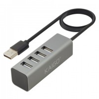 USB-��� KG-119, USB-A 2.0, 4�1, 4xUSB-A 2.0, 80 c�, �����, KAIGO, 355066 - ������� ������