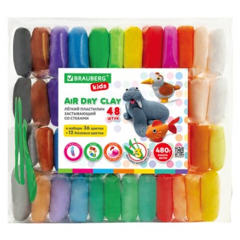 ��������� ����� ����� ����������� 48 ��. (36 ������ + 12 �������), 480 �, 3 �����, BRAUBERG KIDS, 106310 - ������� ������