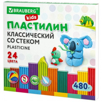 ��������� ������������ BRAUBERG KIDS, 24 �����, 480 �����, ����, ������ ��������, 106437 - ������� ������