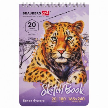 ��������, ����� ������ 180 �/�2, 165�240 ��, 20 �., �������, ������� �������, BRAUBERG ART CLASSIC, 112993 - ������� ������