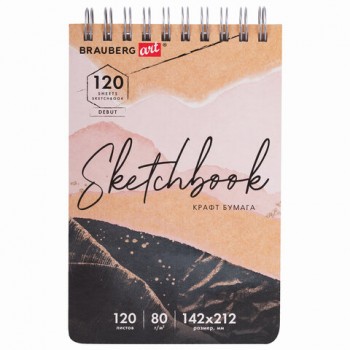 ��������, �����-������ 80 �/�2, 142�212 ��, 120 �., �������, ������� �������, BRAUBERG ART DEBUT, 112998 - ������� ������