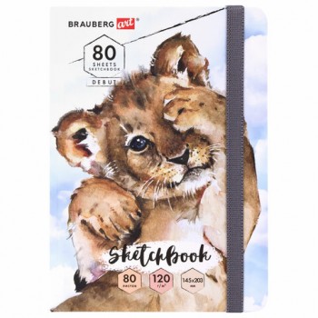 ��������, ����� ������ 120 �/�2, 145�203 ��, 80 �., �������, �������, BRAUBERG ART DEBUT "������", 114585 - ������� ������