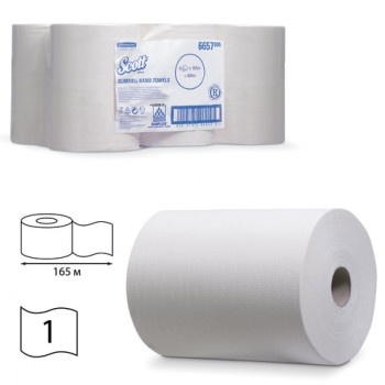 ��������� �������� �������� KIMBERLY-CLARK Scott, �������� 6 ��., Slimroll, 165 �, �����, ���������� 601536, 601537, 6657 - ������� ������