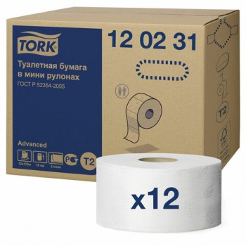 ������ ��������� 170 ������, TORK (������� T2) ADVANCED, 2-�������, �����, �������� 12 �������, 120231 - ������� ������