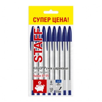 ����� ��������� STAFF "Basic Budget BP-05", ����� 8 ����, �����, ���� 1 ��, ����� ������ 0,5 ��, 143874 - ������� ������