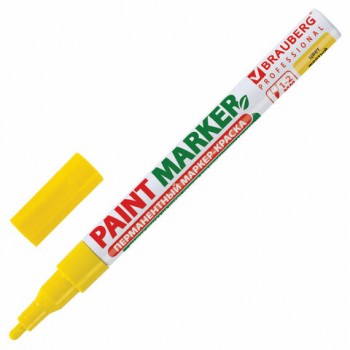 ������-������ ������� (paint marker) 2 ��, ������, ��� ������� (��� ������), ��������, BRAUBERG PROFESSIONAL, 150863 - ������� ������