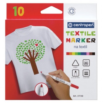    10  CENTROPEN "Textile Marker",  , 1,8 , 2739/10, 5 2739 1001 -  