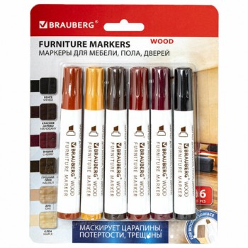 ������� ��� ������� ������ � ������� �� ������, 6 ������, BRAUBERG WOOD, 152203 - ������� ������