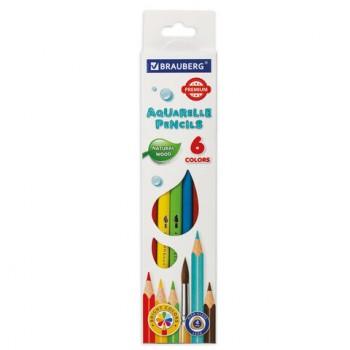    BRAUBERG PREMIUM AQUARELLE, 6 ,   4 , 181670. -  