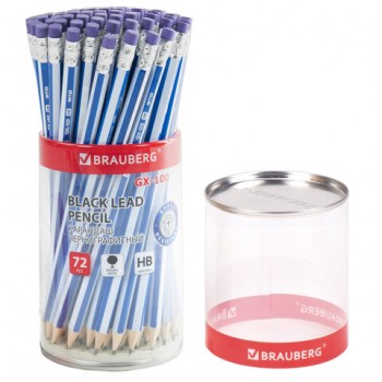 �������� �������������� BRAUBERG "GX-100", 1 ��., HB, � ��������, ������ �����, 181720 - ������� ������