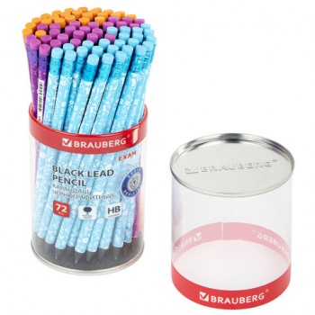 �������� �������������� BRAUBERG "EXAM", 1 ��., HB, � ��������, ������ �������, 181753 - ������� ������