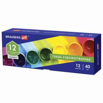 ����� �������������� BRAUBERG ART CLASSIC, ����� 12 ������ � �������� �� 40 ��, 191586 - ������� ������