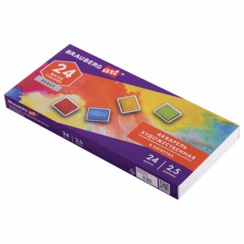 �������� �������������� � ������� ����� 24 ����� �� 2,5 �, BRAUBERG ART DEBUT, 191778 - ������� ������