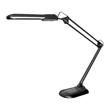 Настольная лампа светильник Дельта + на подставке, ЛЮМИНЕСЦЕНТНАЯ, цоколь 2G7, 11 Вт, чёрный - Премиум Сервис
