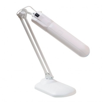 Настольная лампа светильник Дельта У на подставке, ЛЮМИНЕСЦЕНТНАЯ, цоколь 2G7, 11 Вт, белый - Премиум Сервис