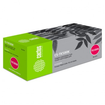 �����-�������� CACTUS (CS-TK580K) ��� KYOCERA FS-C5150DN/P6021CDN, ������, ������ 3500 ���. - ������� ������