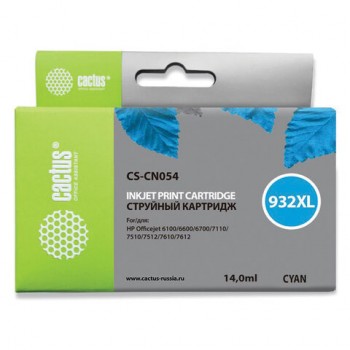 �������� �������� CACTUS (CS-CN054) ��� HP OfficeJet 6100/6600/6700, ������� - ������� ������