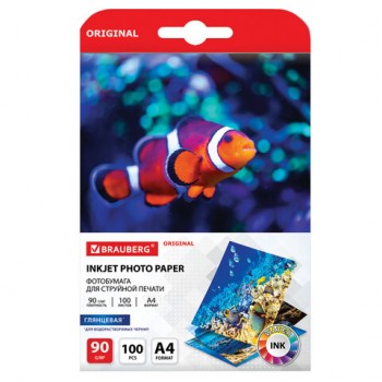 ���������� ���������, �4, 90 �/�2, �������������, 100 ������, BRAUBERG ORIGINAL, 363978 - ������� ������