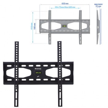 -    KROMAX STAR-11, VESA 75-600/400, 32-65", 0  ,  50 , , 20159 -  