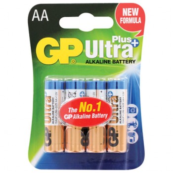   4 ., GP Ultra Plus, AA (LR06, 15), , , , 15AUP-2CR4 -  