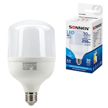   SONNEN, 30 (250) ,  27, ,  , 30000 , LED 100-30W-4000-E27, 454923 -  