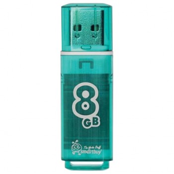 ����-���� 8 GB, SMARTBUY Glossy, USB 2.0, �������, SB8GBGS-G - ������� ������