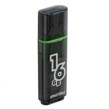����-���� 16 GB, SMARTBUY Glossy, USB 2.0, ������, SB16GBGS-K - ������� ������