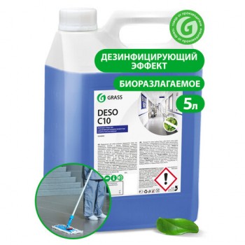 Средство моющее c дезинфицирующим эффектом 5 кг GRASS DESO C10, концентрат, 125191 - Премиум Сервис