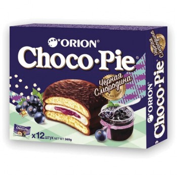 ������� ORION "Choco Pie Black Currant" ������ ������� � ������ ����������, 360 � (12 ���� � 30 �), �0000013002 - ������� ������