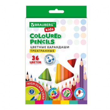 ��������� ������� BRAUBERG KIDS, 36 ������, ����������� ������, ������� ������ 3 ��, 181945 - ������� ������