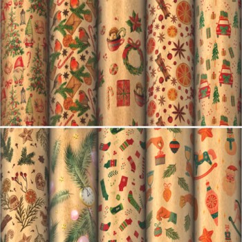    "Christmas Kraft" 70*100, 10  ,  , 592053 -  