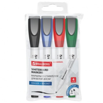 ������� ��������� �� ������� �� ���������� ��� ����� �����, 4 �����, BRAUBERG UNIVERSAL, 152491 - ������� ������